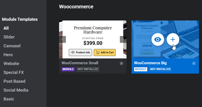Slider Revolution for WooCommerce